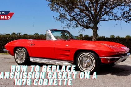 how to replace transmission gasket on a 1078 corvette