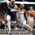 dallas mavericks vs okc thunder match player stats