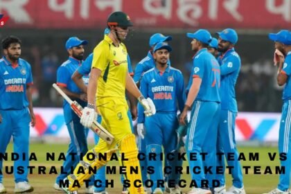 india national cricket team vs australian men’s cricket team match scorecard